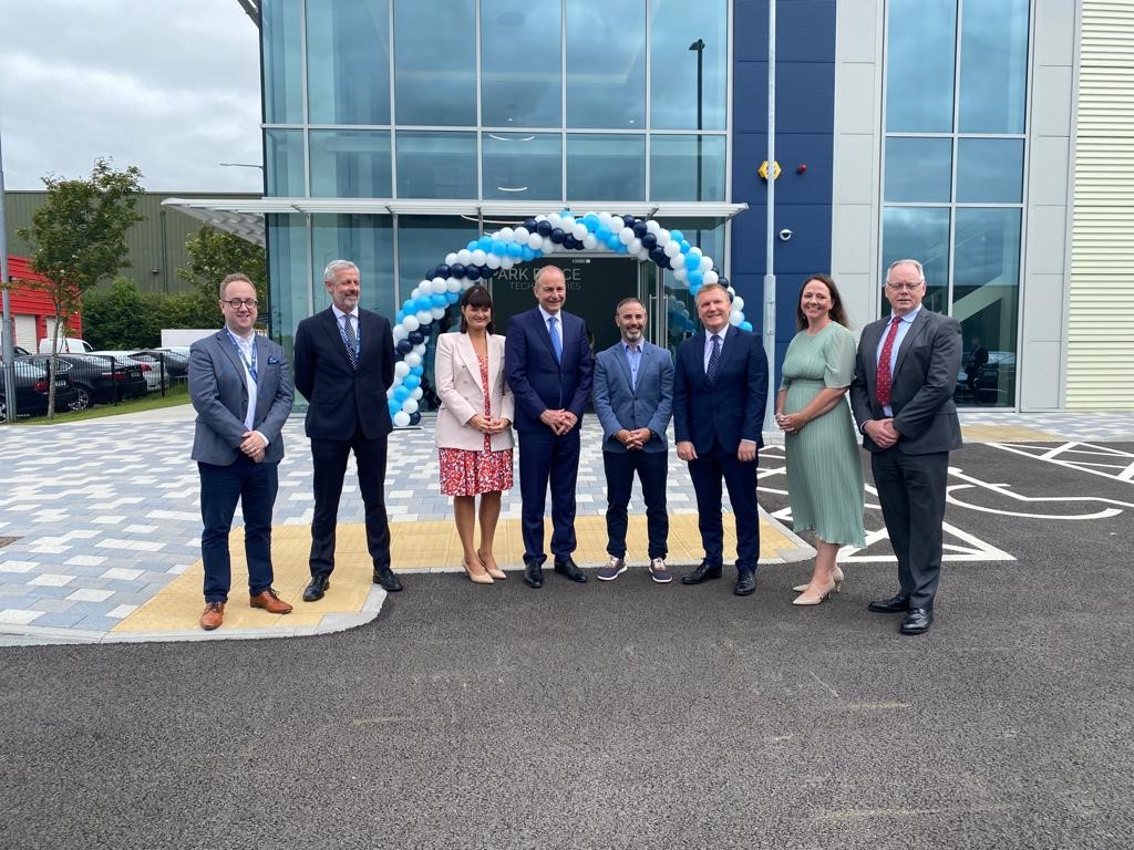 MichealMartinTD's tweet photo. Pleased to officially open #ParkPlaceTech’s new operations centre in Blarney, Cork today.
Fantastic to see a facility of this quality for employees - and the commitment to the environment, Ireland and the local community. https://t.co/D9RAnCa668