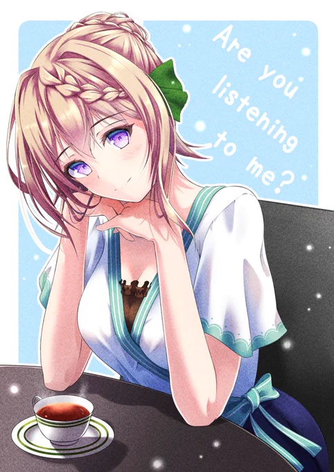 「みたいな!」の描きおろしパースちゃん😇
母港で突いた時の「ちゃんと聞いてますか?」がすごい好き🥰 