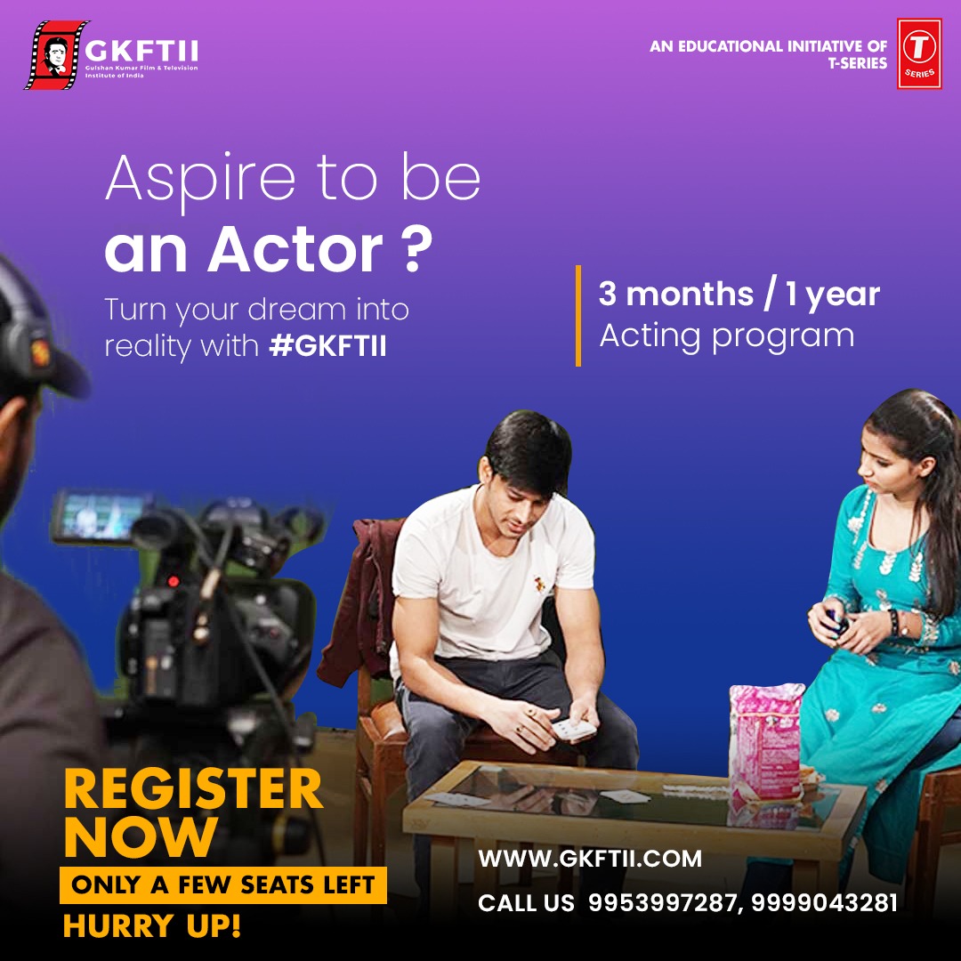 gkftii's tweet photo. Join GKFTII to polish your acting skills with India's one of the most premium institute of FILM & TV #gkftii
#Registration Open For July 2022 Batches !
#3monthacting #learnfromthebest #actingforfilmandtv🎭 #GKFTII #acting #actinglife #actingcourse #1yearacting #filmschool https://t.co/74XBQvkeAj