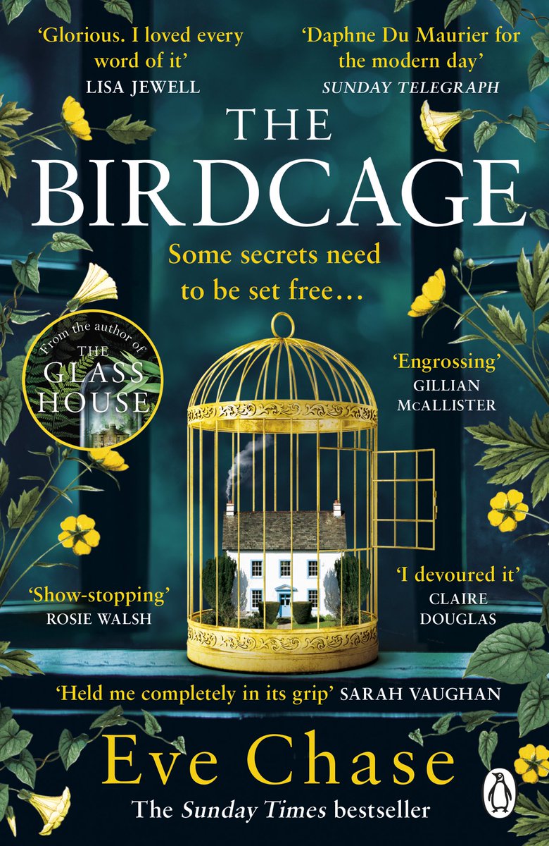 EvePollyChase's tweet image. So delighted to reveal The Birdcage’s new paperback cover. To celebrate I’m giving away four signed hardbacks – RT for the chance to win a copy!  ⁦⁦@MichaelJBooks⁩ #thebirdcage 🦜