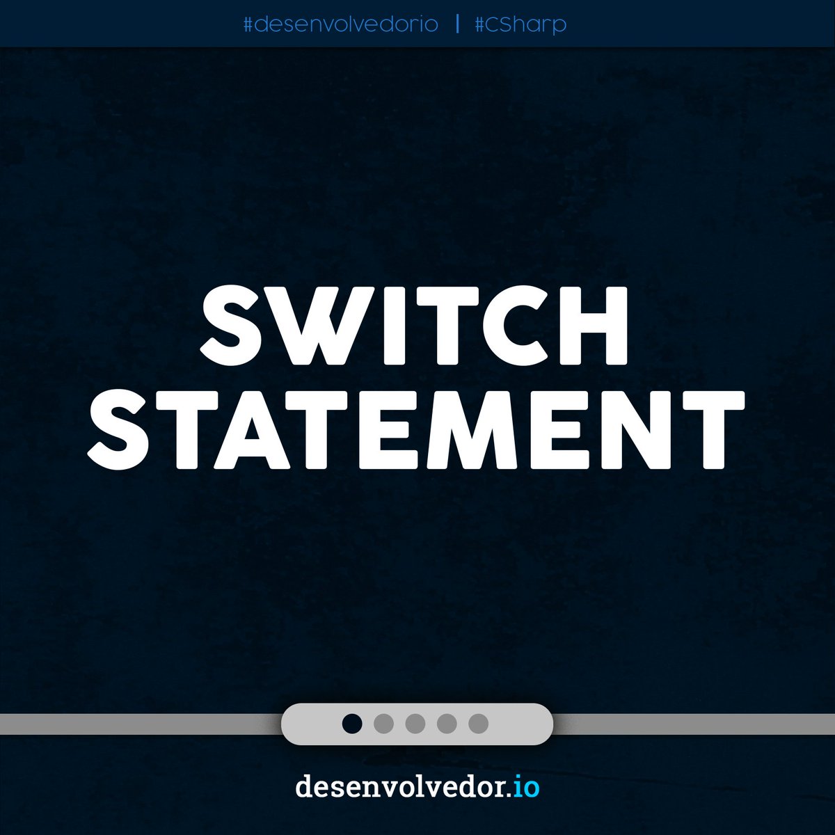 desenvolvedorio's tweet photo. ComeΓ§ando a semana com a nossa Dica do Dev! Hoje o tema Γ© Switch Statement π¦Ύπ
Fonte: https://t.co/f7AqrJiA7Q
#desenvolvedorio #dicadodev #CSharp https://t.co/TSEGaUY741