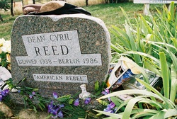 CONELRAD6401240's tweet photo. Denver-born communist block rock star #DeanReed ("The Red Elvis!") was found dead on this day in 1986 in Zeuthener See near his home in East Berlin. The death was officially ruled an accidental drowning, but a suicide note was discovered years later after German reunification. https://t.co/TUBQQmZE2w