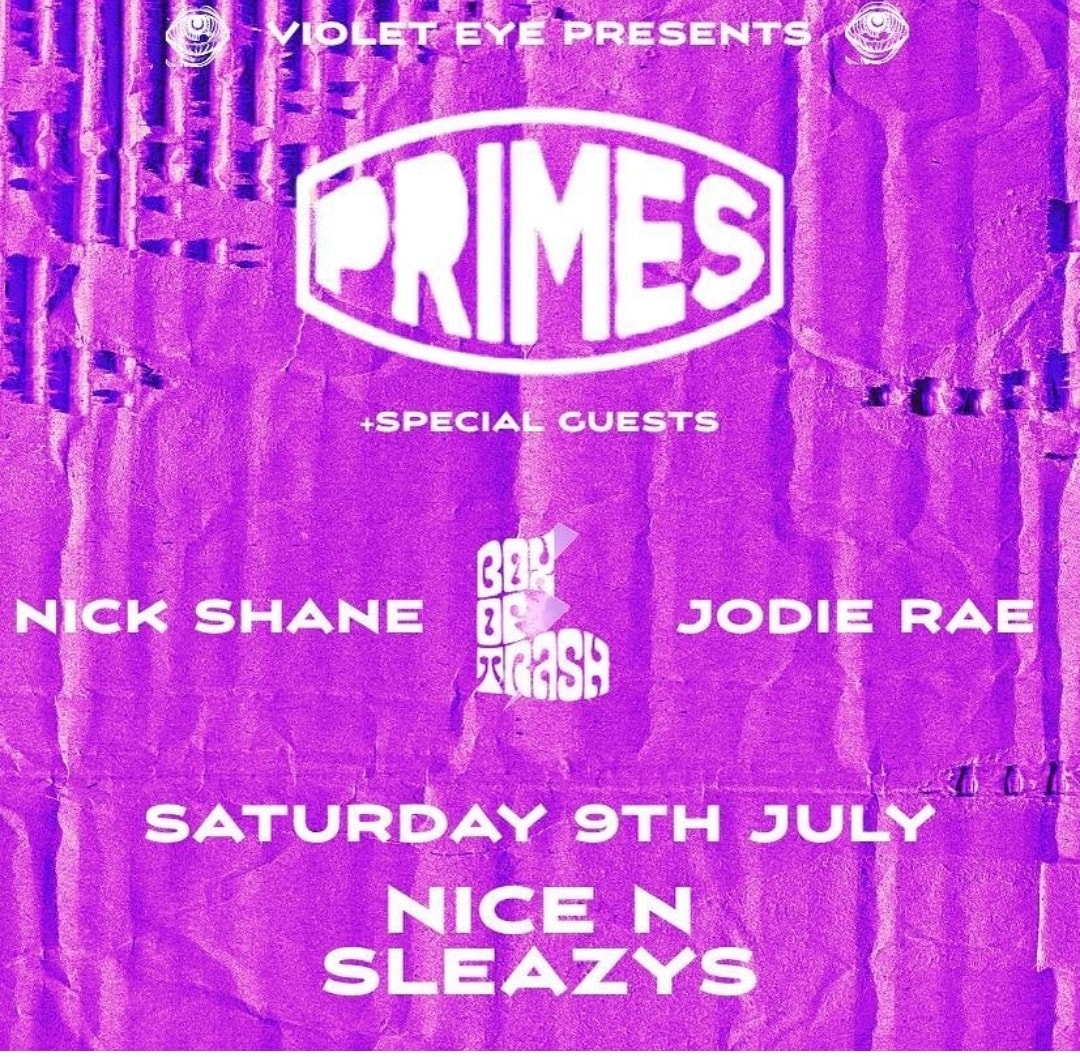 UPCOMING GIG!

On July 9th, I'll be supporting Primes alongside Nick Shane and Box Of Trash at NICE N SLEAZY. Hope to see you there!
DOORS 7.30PM
18+

Tickets can be found at -> skiddle.com/whats-on/Glasg…

Hope to see you there!