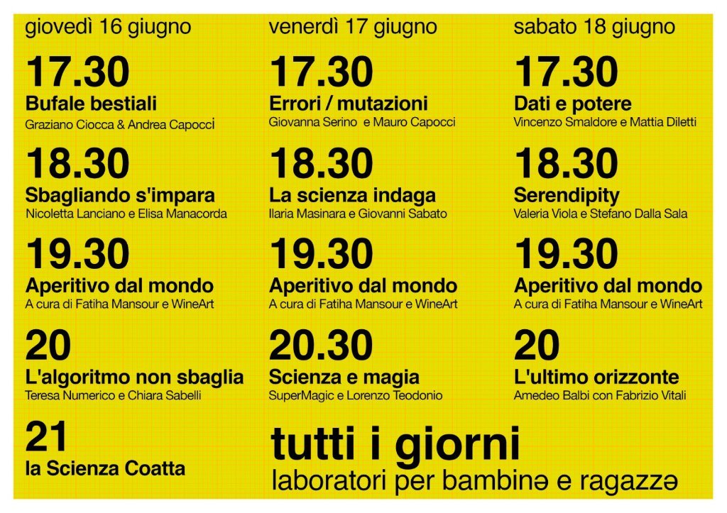 andcapocci's tweet photo. l festival #ScienzaPop inizia giovedì 16 giugno. Il tema è "Errori" e si svolge in strada, a via Bixio a Roma. Tutte le informazioni stanno qui: https://t.co/sYOPX2c5x1. 
Ma vorrei fare le presentazioni, un giorno alla volta. Cominciamo con giovedì 16 giugno. @scienzapop https://t.co/VcDHclSccz