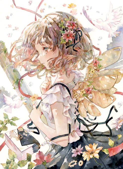 #ド直球に言いますがフォローしてください
透明水彩でアナログイラストを描いています!ぜひ…!🙇‍♀️✨ 