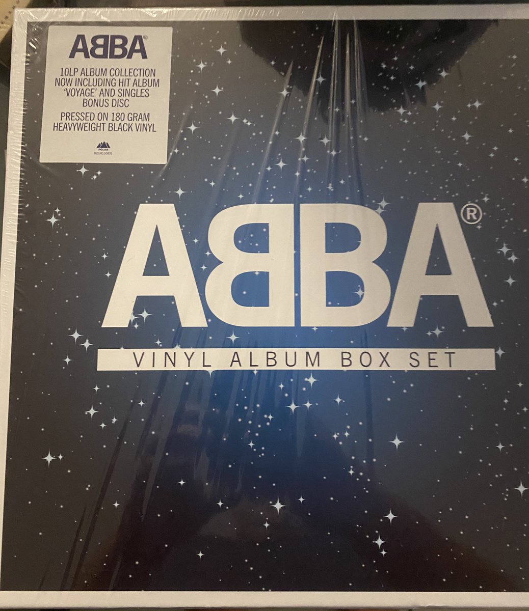 Came_ron88's tweet photo. Got my ABBA Albums boxed set today.
#ABBA #ABBADay #Music #Vinyl https://t.co/sTgcbY0uze