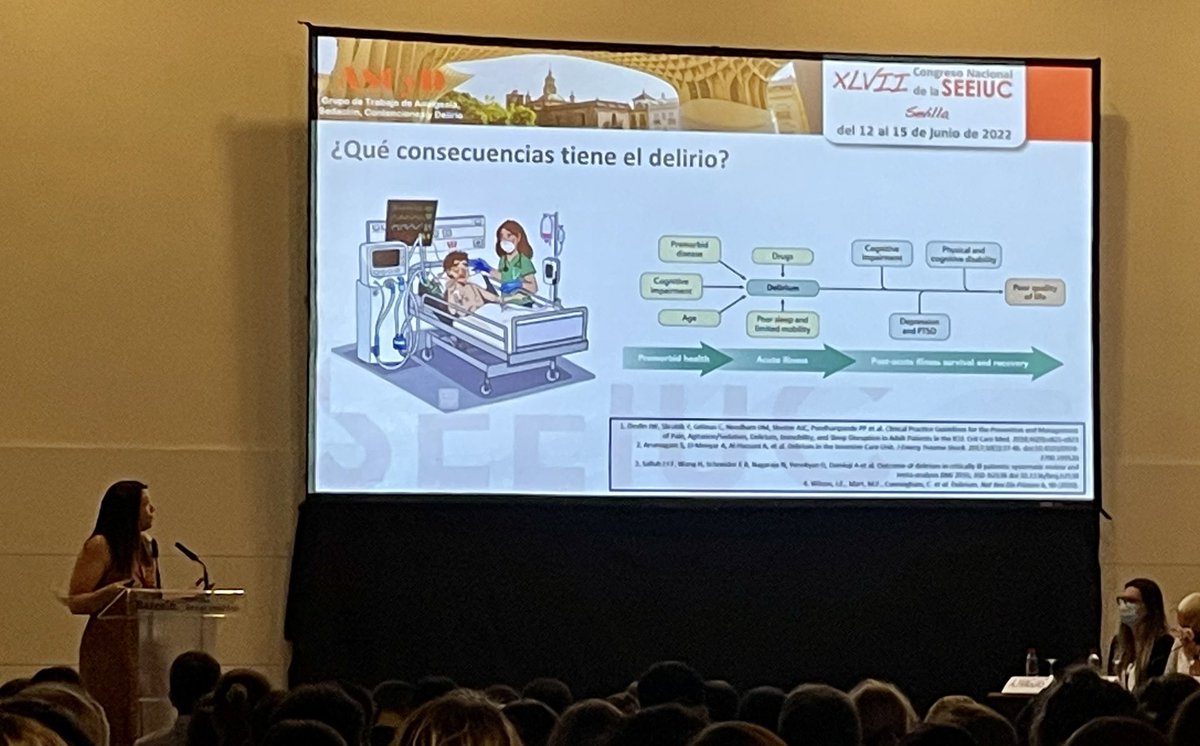 <a href="/OlgaVallesF/">Olga_V_F</a> del <a href="/AscydGt/">GT ASCyD - SEEIUC</a> nos habla de las medidas no farmacológicas multicomponente para el manejo del #delirium. Magnífica exposición <a href="/seeiucoficial/">SEEIUC</a> #seeiuc2022