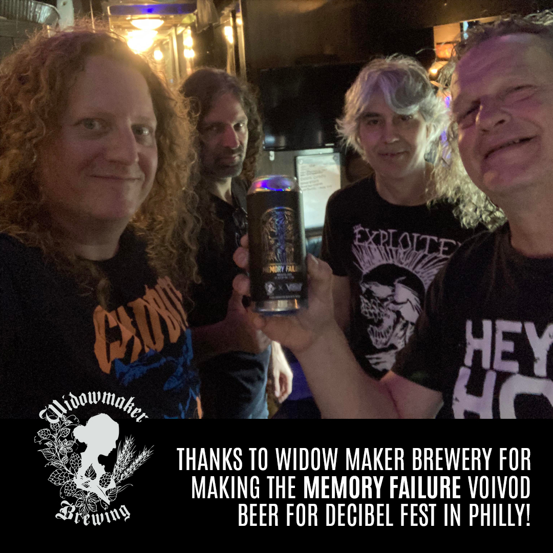 voivodofficial's tweet image. Thanks to @WidowmakerBrew  for making the "Memory Failure" Voivod beer for @dbmagazine Beer &amp;amp; Metal Festival in Philadelphia!