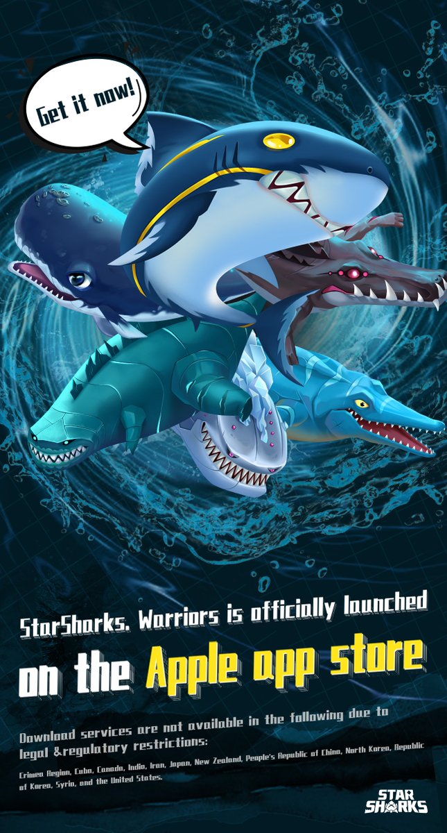 StarSharks_SSS's tweet photo. 🧗 Slow and steady wins the race in a metaverse filled with unlimited possibilities, we know it's been long-awaited, but we're finally proud to say the #StarSharks IOS version is live!

🛡️: Download services are not available in some areas due to legal &amp;regulatory restrictions. https://t.co/AcSfMQwpPU