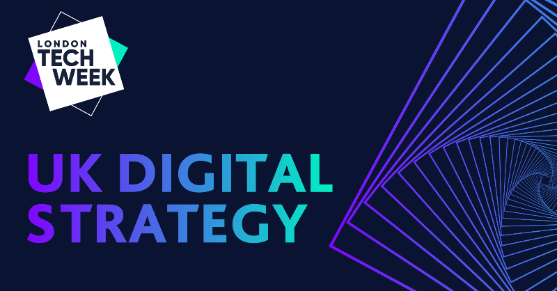 DCMS's tweet photo. We are making the UK the best place in the world to start &amp; grow a tech business 🇬🇧

The new UK Digital Strategy sets out a roadmap to:
▶️ strengthen the UK's position as a Science &amp; Tech superpower
▶️ ensure the country is fit for the next phase of the digital future

Details 👇