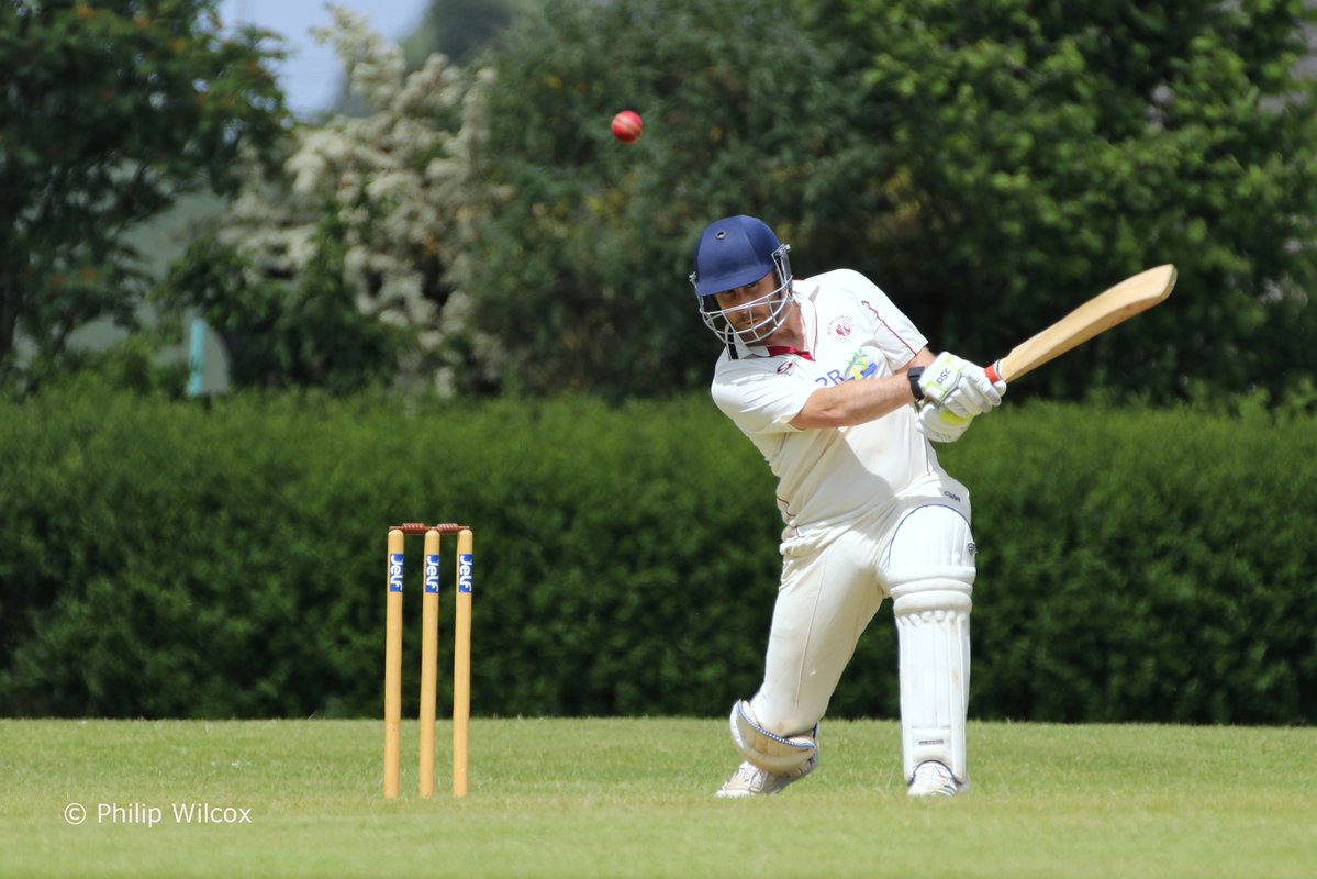 philipw65's tweet photo. A nail-biting finish yesterday @TheCricketerNVC where @WestMalvernCC  beat @WormelowCricket by just 4 runs. Pictured: fine innings by Matthew Blatherwick and James Snow #NVC22 https://t.co/S9qJfjl25C