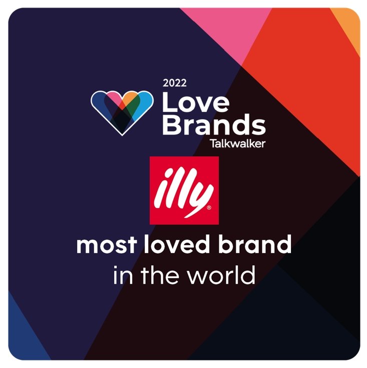 illy is the most beloved Italian brand worldwide according to the annual #BrandLove 2022 ranking by <a href="/Talkwalker/">Talkwalker</a> <a href="/TalkwalkerIT/">Talkwalker Italia</a>. A goal achived thanks to the passion for excellence we handed down over generations.