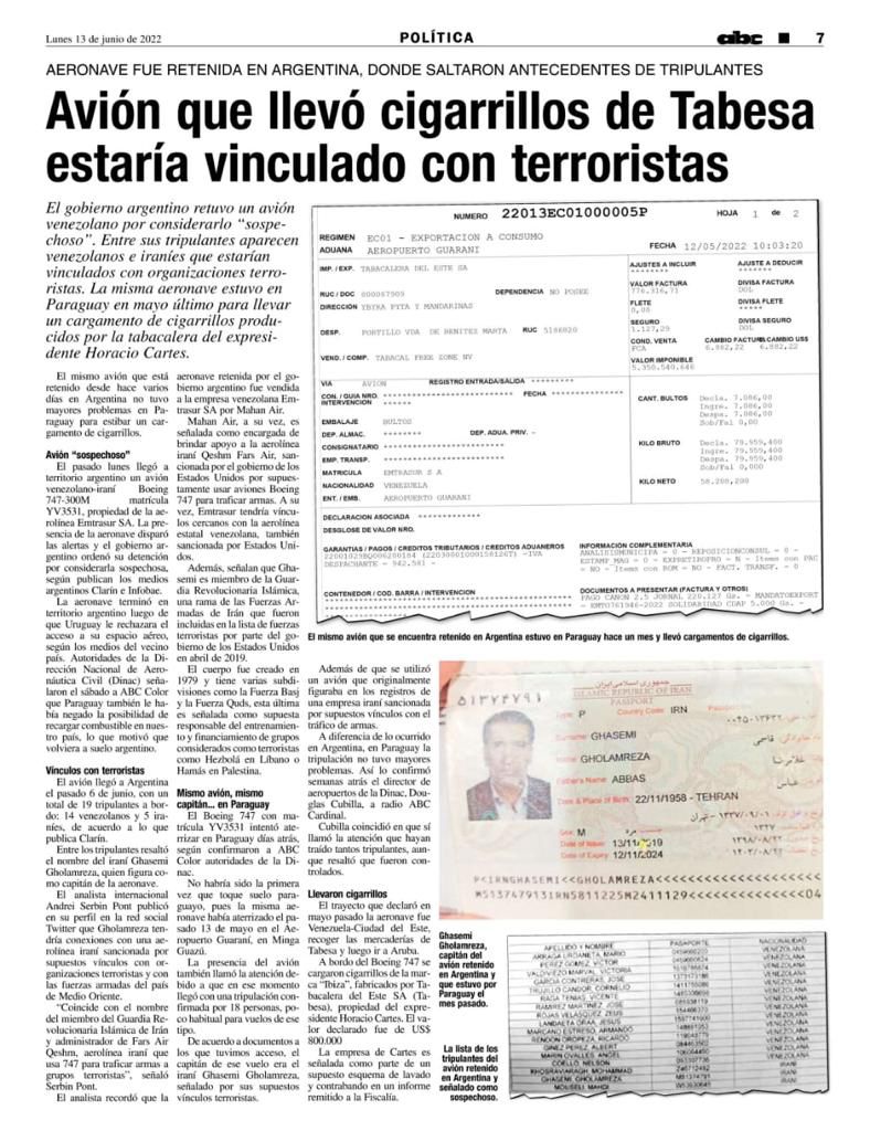 Lachuchisima's tweet photo. Vinculado con terroristas! https://t.co/hBLJSJ0qew