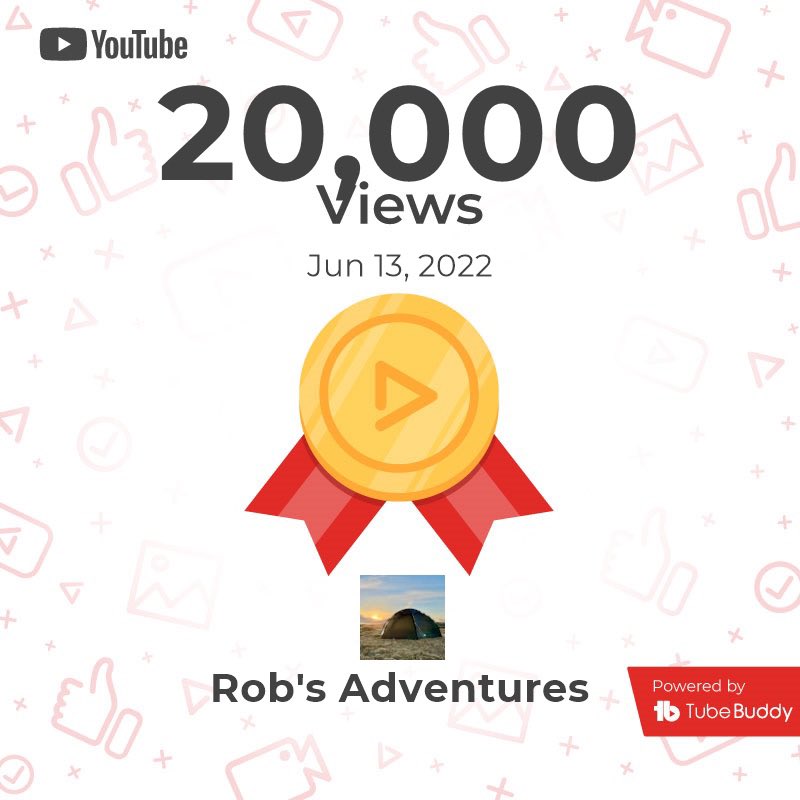RobTheBeast_'s tweet photo. My channel reached a mini milestone today. I know some channels can get this many views in a week but I’m still pretty pleased with it as I’m only a tiny channel.

If you’ve not visited it yet, follow the link and check it out.

Cheers
#RobsAdventures 

https://t.co/miXrXrAgL2 https://t.co/wbPjkAQEQ7