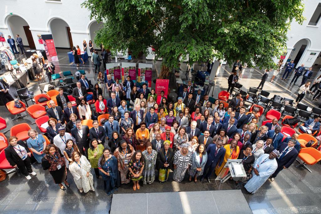 NOIweala's tweet image. 1/2 Wonderful gender event on the sidelines of #MC12! Women entrepreneurs spoke on how @ITCnews &amp;amp; @wto have supported them to access international markets by upgrading quality &amp;amp; scaling up their operations. With ED @CokeHamilton, Hanna Keraf @SheaOrigin @mukamushinja @MSG20456796