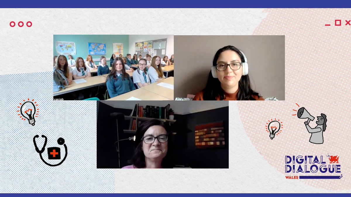 PoliticsProject's tweet photo. 🇬🇧 Thank you to @Eluned_Morgan for taking the time to speak to @BroDinefwr Citizenship learners. The #DigitalDialogue was insightful and inspiring. We love the advice she has for young women wanting to make a difference: “Be willing to have a go and fail” 💪 https://t.co/BJxYijyD2u