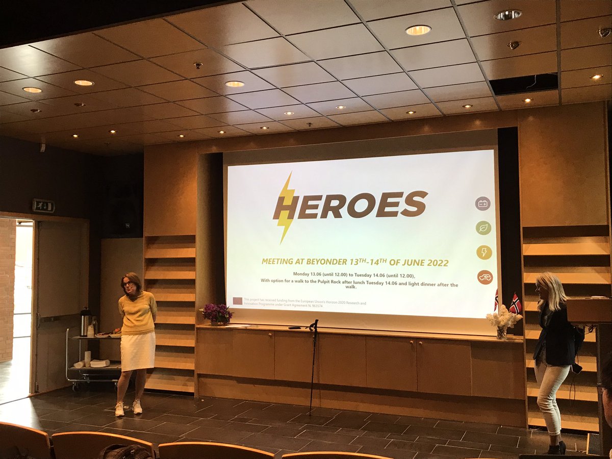 H2020Heroes's tweet photo. HEROES project is meeting physically for the first time after one year into the project! The consortium is looking forward to fruitful discussions ⚡️ @SustainableInnE @Siemens_Energy @bestoraged @EASE_ES @ife_norway @ElringKlingerAG @KvameTuri https://t.co/8gqKfEPXtT