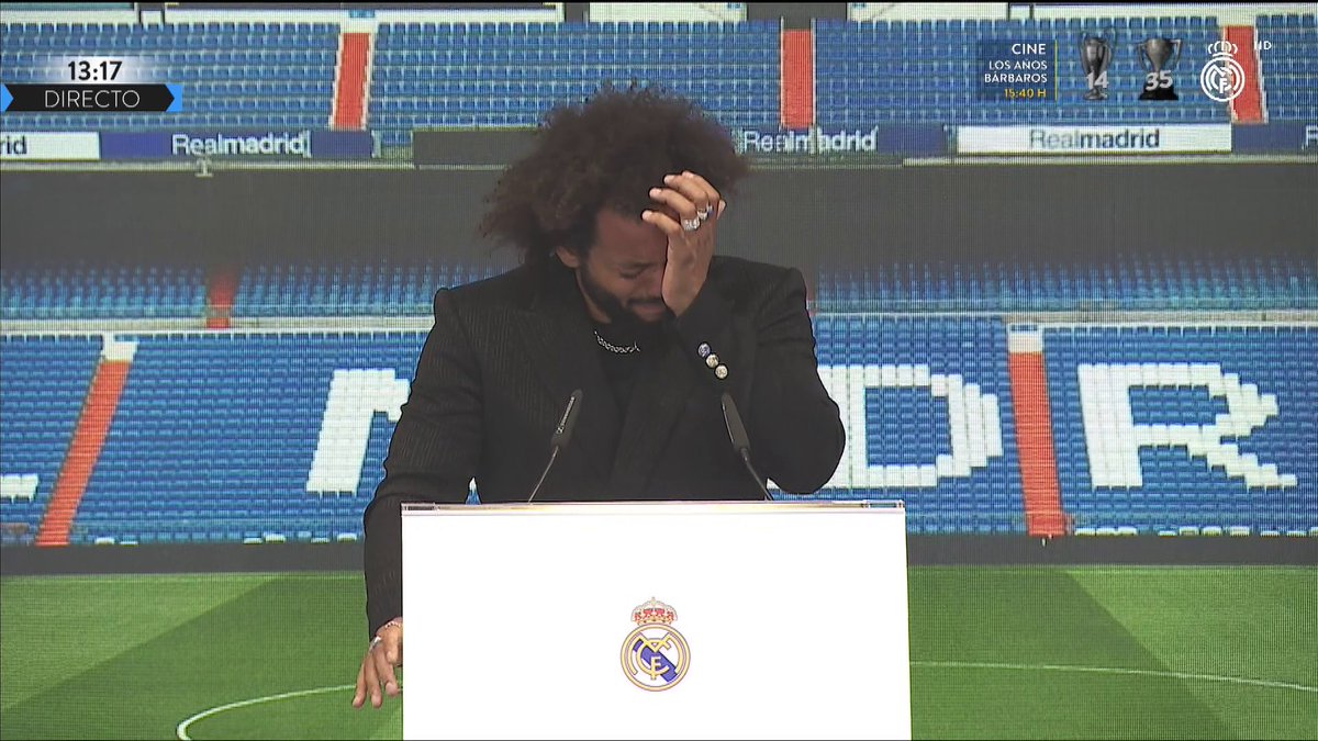 InfiniteMadrid's tweet photo. 🎙️ Marcelo: "I had promised myself that I would be able to speak normally..." https://t.co/dgKDKh9zCB