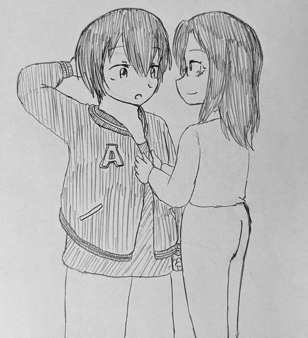 圭子さんにスタジャン買ってもらった東くん 