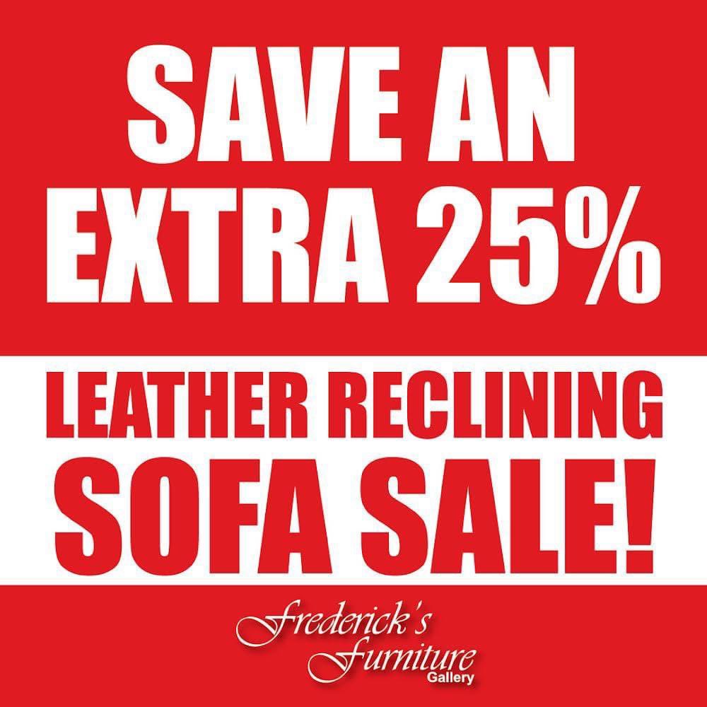 DesignFrederick's tweet photo. ๐ฃ RECLINE IN STYLE - SAVE AN EXTRA 25%!
Quality motion furniture with the focus on style and comfort combined
๐ If you have an interest in any of our products, please email info@fredericksgallery.ca to request a quote
#Guelph #CustomFurniture #GuelphFurniture #LeatherRecliners https://t.co/rfJB45btl5