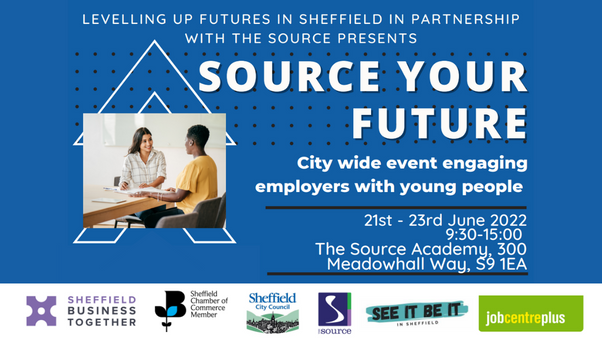 ShefBiztogether's tweet photo. Find your new employees, advertise the organisation and promote your sector in #SouthYorkshire. DM for more information!
#SourceYourFuture #LUFiS #EmployabilityEvent
@sheffchamber, @SeeitBeit_Sheff, @thesourceacad . https://t.co/t5o2cwBtf2
