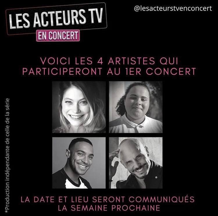 [CONCERT] 🎤

<a href="/davidbanOff/">David Ban</a>, #FlorenceCoste et #BenjaminDouba font partis du collectif « Les Acteurs TV en Concert ». Ils seront prochainement en concert ! 🎵