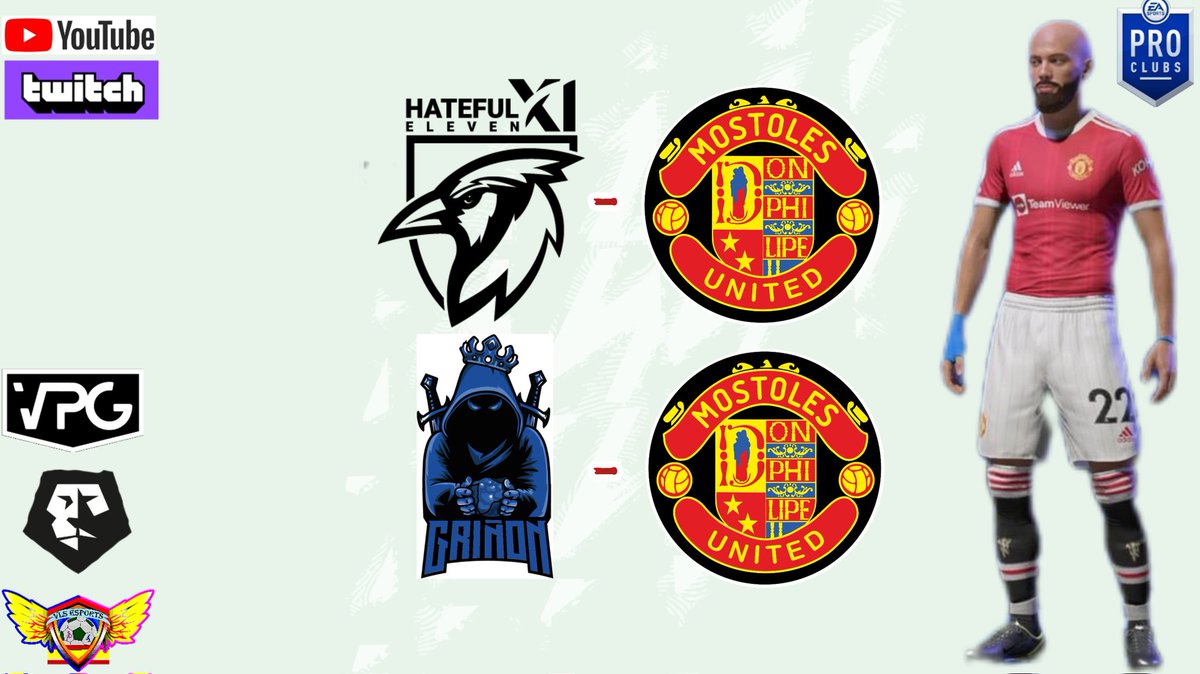 🔴 PARTIDOS DE HOY 🔴

🏆 J3️⃣6️⃣ de <a href="/VPG_Spain/">Virtual Pro Gaming España</a>
🆚️ <a href="/TheHatefulXI/">THE H4TEFUL XI</a>
⏰ 23.00h 

🏆 J2️⃣5️⃣ de <a href="/VFOspain/">VFO España</a>
🆚️ @GrinonEsports
⏰ 23.20h