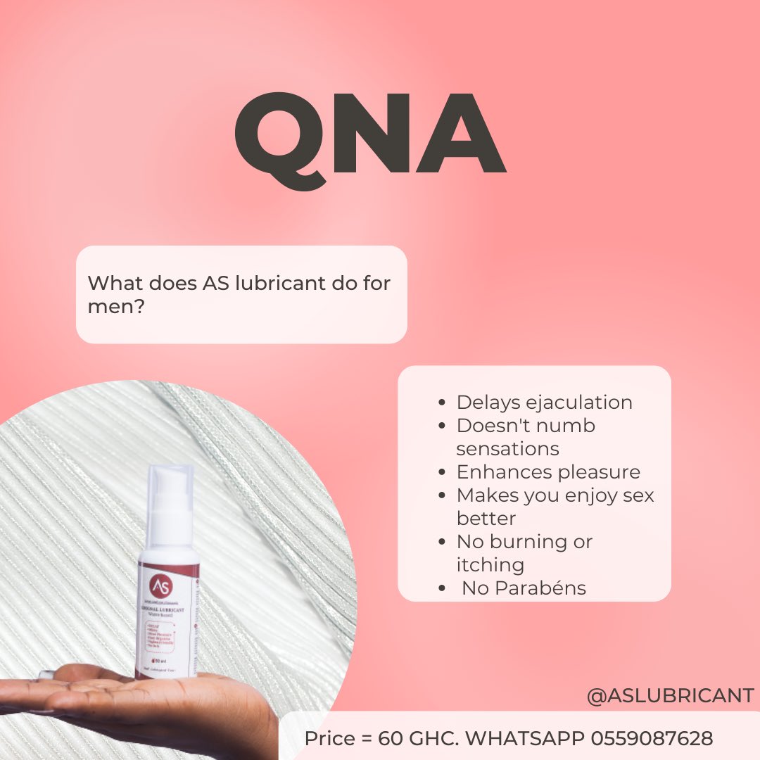 aslubricant's tweet photo. What does AS Lubricant do for men? https://t.co/OevnjPJpdw
