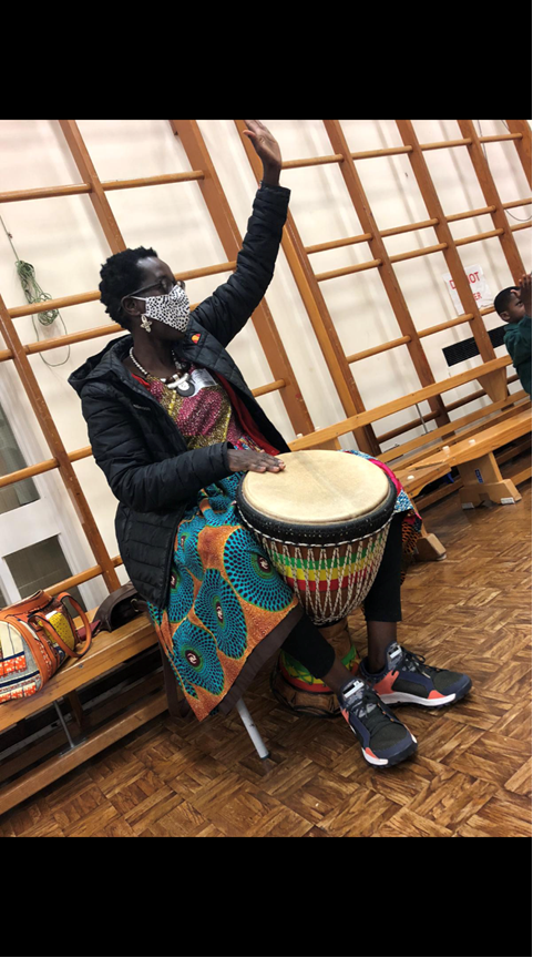 Reception classes have been banging the drum !