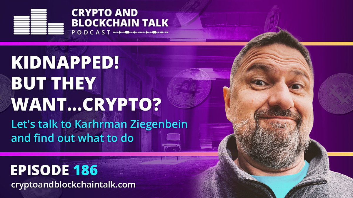 #Kidnappings have been around since man probably first populated the earth, but now they want crypto! A podcast to make you think, for sure. buff.ly/3xpVX5N
#bitcoin #cryptocurrency #crypto #blockchain #forex #btc #ethereum #money