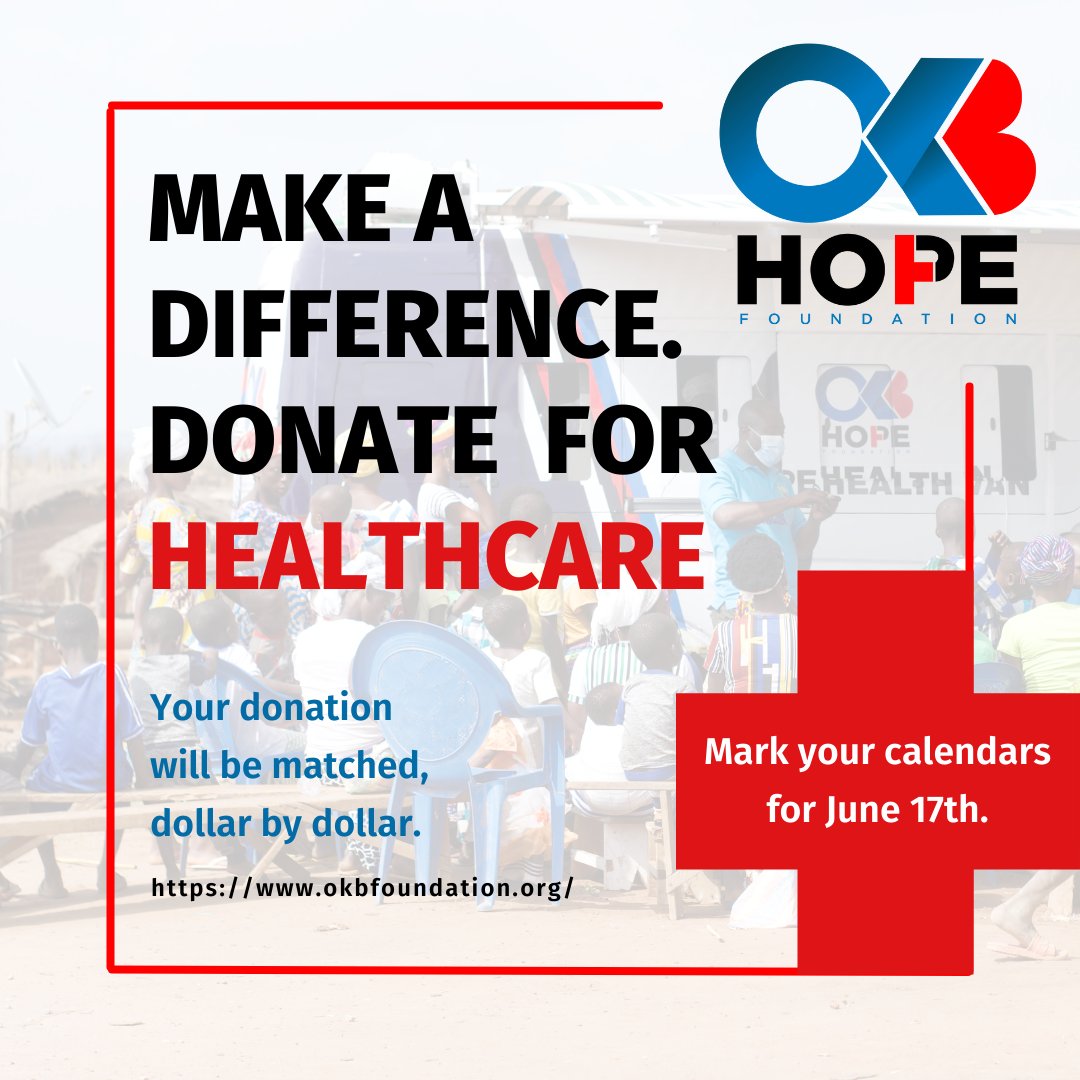 OKBFoundation's tweet photo. Access to healthcare has been recognized as an essential contributor to health and well-being. Lack of access to healthcare results in unmet health care needs, delays in receiving appropriate care, and inability to get preventive services. https://t.co/TBFaZ2p9NP