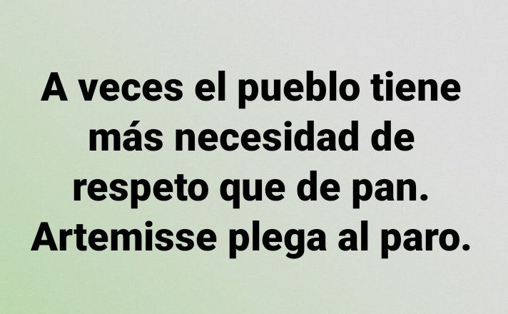 rumishunwu's tweet photo. Artemisse plega al paro. https://t.co/m1nbTvh4Nz