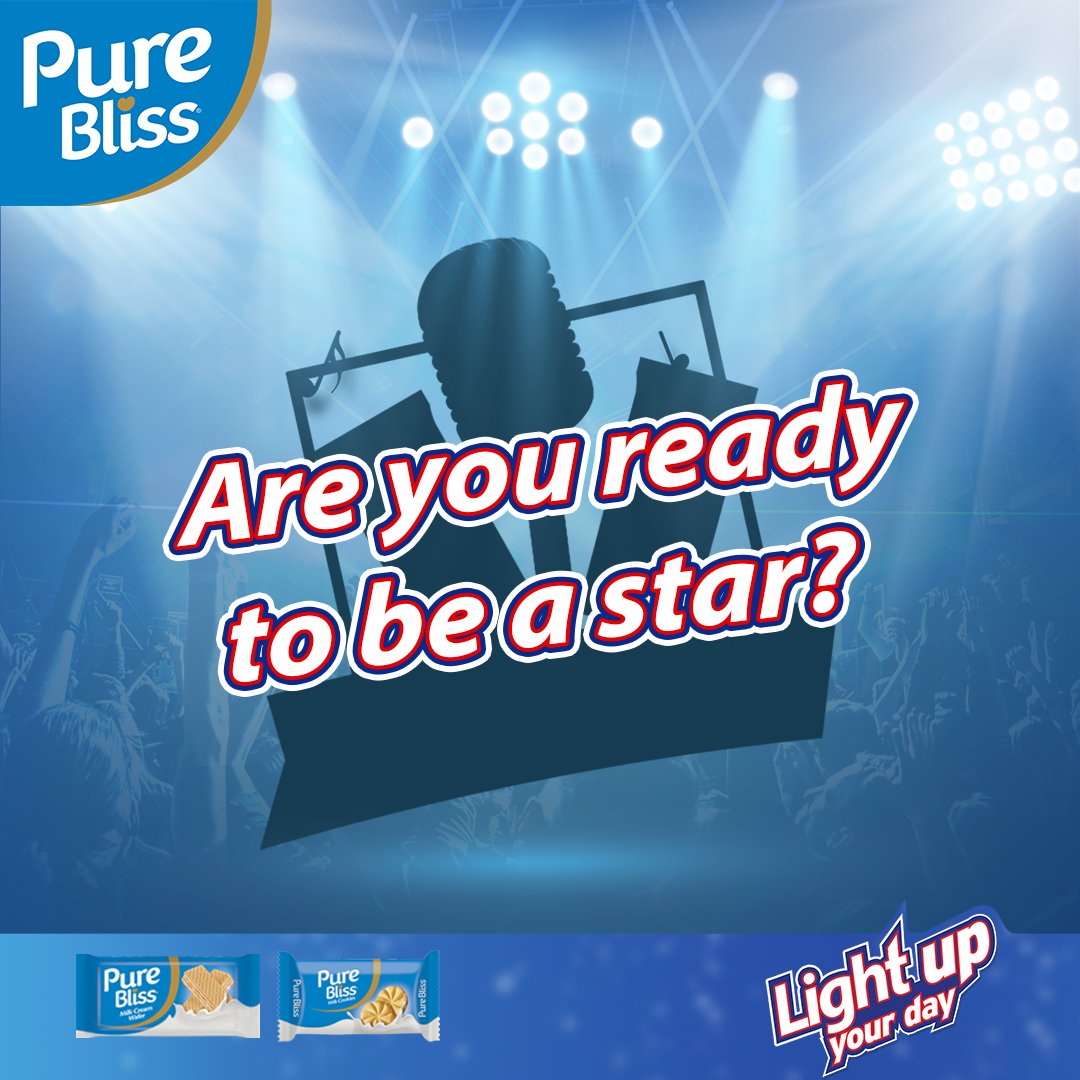 pureblissng's tweet photo. Do you have the talent to ‘light-up the day for everyone’? Are you ready to be a Star?
Stay tuned to know how.
#canyousing #PureBliss #haveyougotalent #BeLyrical #LightUpYourDay #soundsofbliss #Biscuits #wafers #newpack #samegreattaste #cookies #trivia #musicchallenge #games https://t.co/7uBh5ckItU