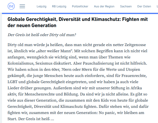 hannah_suppa's tweet photo. Udo #Lindenberg spielt morgen in #Leipzig - @steph_mistral hat ihn vorher interviewt. Und ganz forsch gefragt: "Der Greis ist heiß - oder Dirty Old Man". Die Antwort ist sehr lesenswert:  https://t.co/1CmMp4iQtn https://t.co/v0jtUnosqW