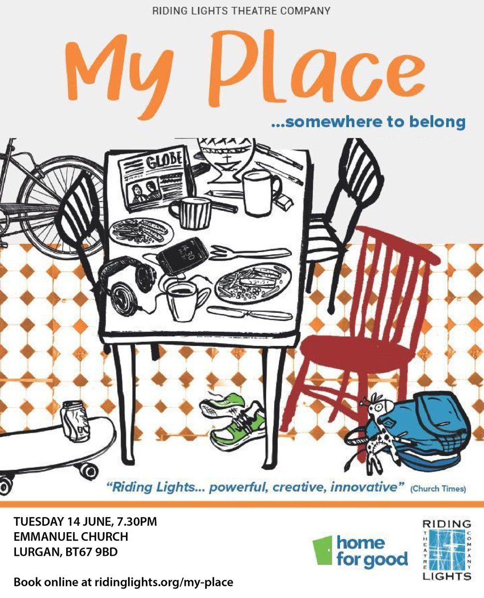 EmmanuelLurgan's tweet photo. Tomorrow night (14th June) we have the pleasure of hosting this short play, 'My Place'.

Adult tickets - £10, Concession Ticket (under 16) - £8 and can be purchased here: https://t.co/o5GK87JhWq https://t.co/AO61VVWAv0