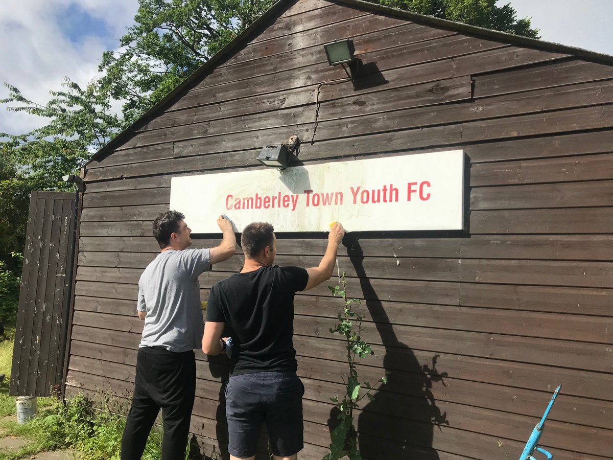 DontWork_Friday's tweet photo. "Somewhere along the way, we must learn that there is nothing greater than to do something for others." 
A great weekend with our #Communities coordinating the big clean-up for @CTYFC1973 Club House &amp; supported last junior 🏀 matches of season for @SilverbacksBB #proudsponsors https://t.co/S4LPrDfLqK