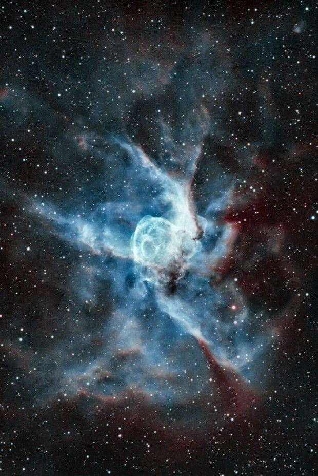 RT @maiz_julio: Thor's Helmet Nebula in HOO by Steven Gill (Astrobin) https://t.co/HgS9QP6K9D https://t.co/o3g22zmVXx