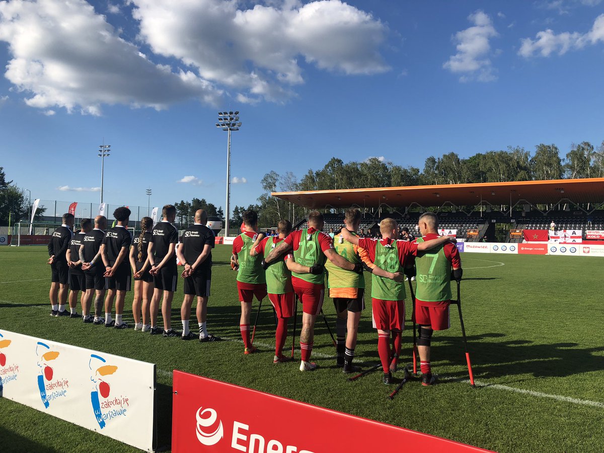 physioashleigha's tweet photo. Coming away from my first international tournament having learnt plenty and helping the boys reach🥈Great teamwork from the medical and sports science team leading to no injuries throughout the games is a win for me @amputeefootball ⚽️ https://t.co/QmIdJZtbqd
