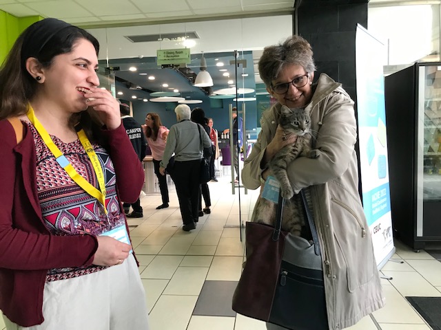 iache2022's tweet photo. It appears we have a #IACHE22 conference cat here in The Edge!😻

Please can someone suggest a name for the cat?🐈

#ConferenceCat https://t.co/GfLZ22eVJb