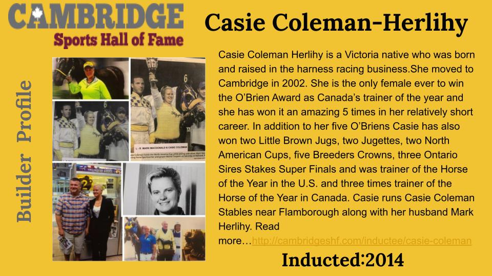 Happy 42nd birthday to harness racing’s greatest female trainer ever.<a href="/fastlane111/">casie coleman</a> @HarnessRacingFZ <a href="/ONTSSNews/">Ontario Sires Stakes</a>