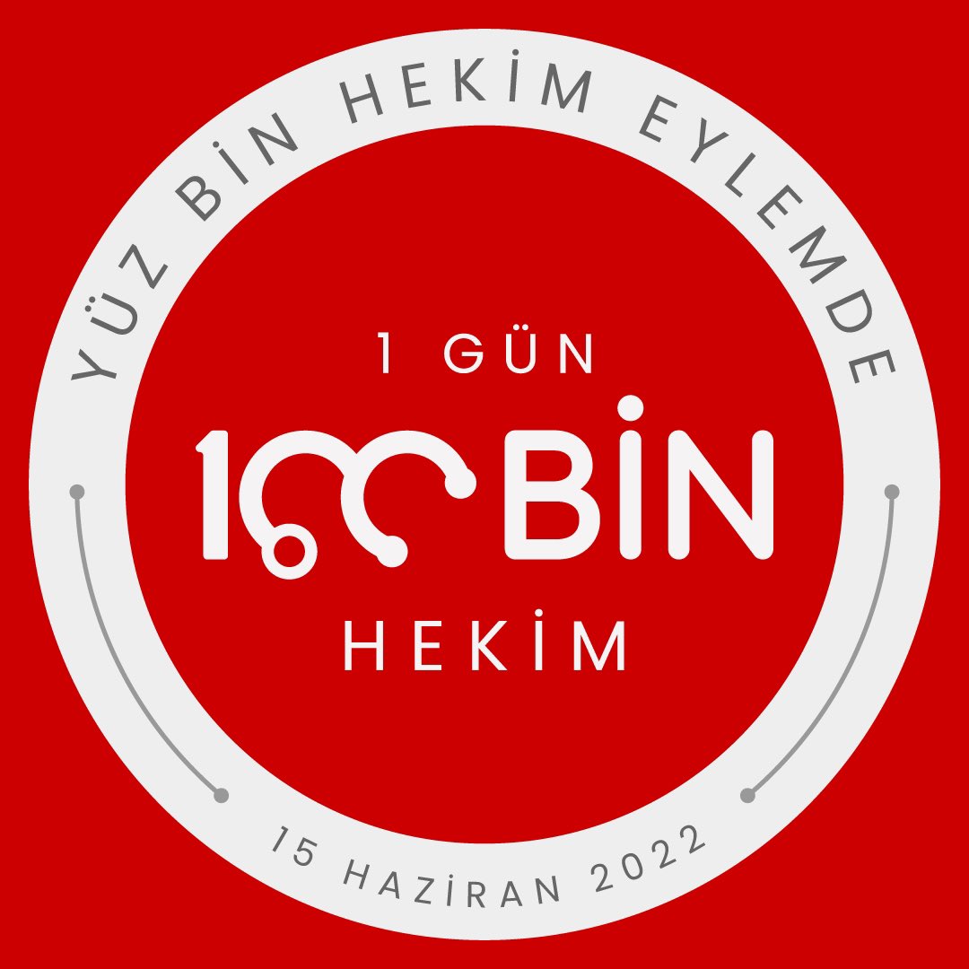 TÜM HEKİMLERİMİZİ, tüm sağlık meslek ve emek örgütlerini haklarımızı gasp eden düzenlemeye karşı 1 günlük iş bırakmaya davet ediyoruz. 

#1Gün100BinHekim