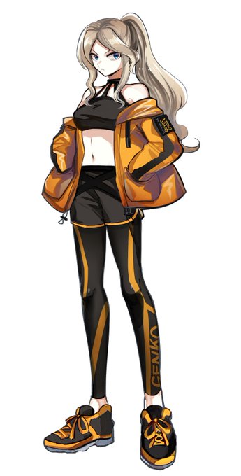 友達と同じお題でキャラデザする遊びやりました!みんなそれぞれ個性あって面白かった～～単体大きめの画像です☺️ 