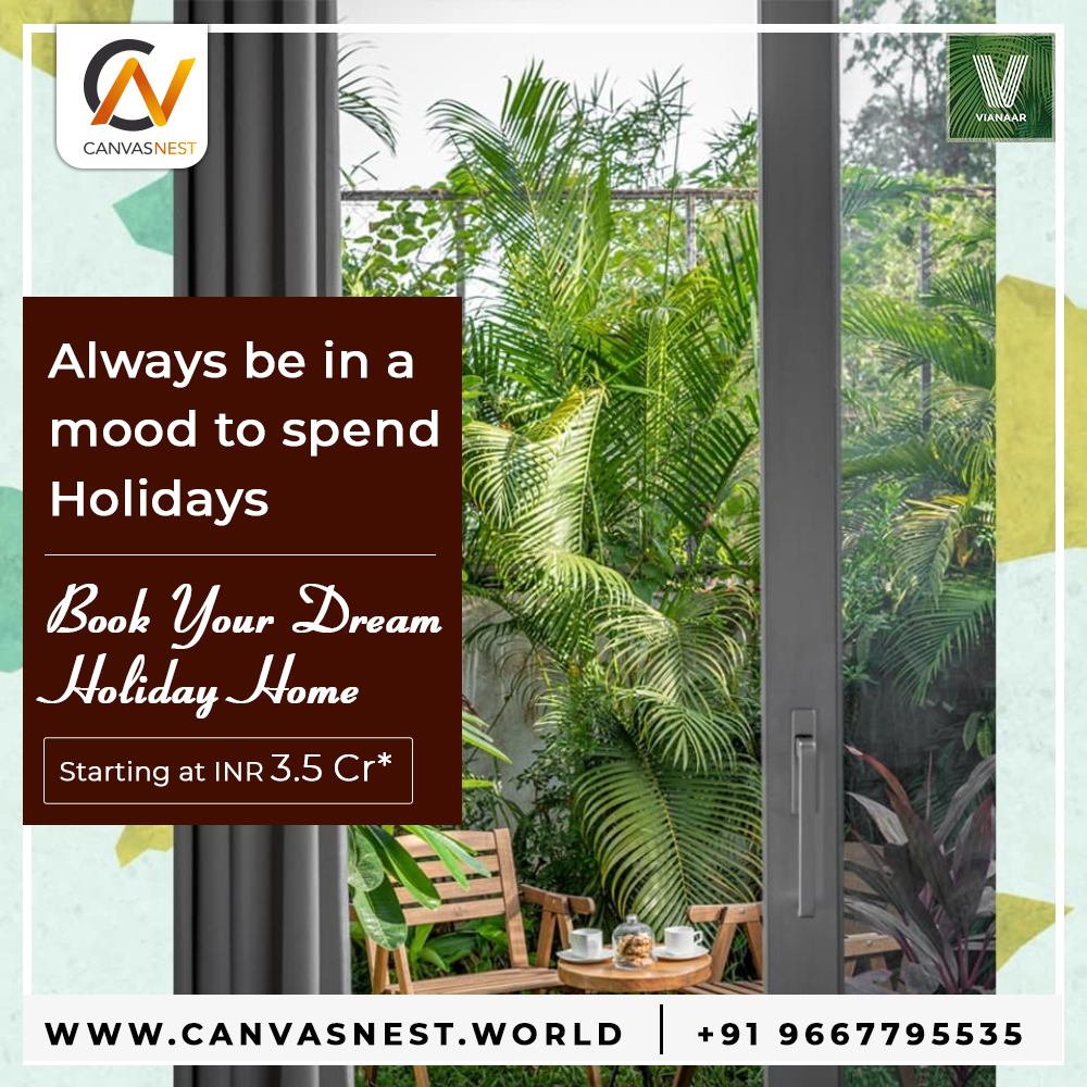 canvasnest's tweet image. Vianaar creates beautiful, sustainable homes in Goa to reconnect you with nature.

We, at Vianaar, build and design keeping in mind the elements of nature, and our impact on the environment and take special care for the comfort of our customers.

#vianaar #vianaarhome #goahome