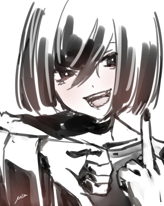 最近の息抜きに描いた絵です!投下! 
