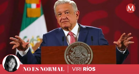 Milenio's tweet photo. #NoEsNormal | “En México hay tanta paz que da rabia. Lamentablemente, AMLO ha sido el calmante de un pueblo que no debería estar calmado” 🎙 La columna de @Viri_Rios https://t.co/sBsZ3akvmp https://t.co/5hogg22Zz5