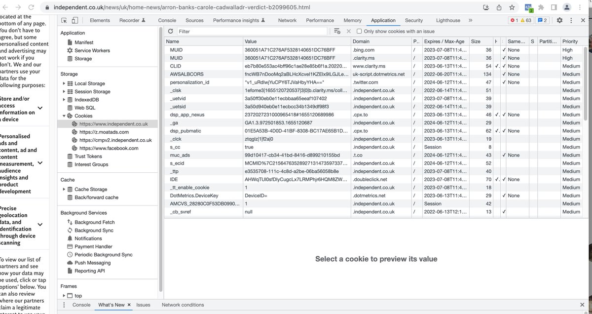 PrivacyMatters's tweet image. There&apos;s approx 1000 adserver / tracking requests taking place. A #DataVampire infested hell.

Before even engaging with the &apos;privacy options&apos; I note tiktok analytics analytics.tiktok.com/i18n/pixel/con… Google Analytics &amp;amp; much much more 

Ad tracking cookies .. &amp;amp; sneaky hidden Facebook Pixels
