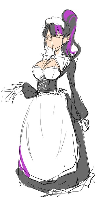 お題箱から頂いてから、初めてオリキャラ考えました!
こんなメイドさんいいなーって感じで!
共感してくれたらうれしいです!
デザイン画と泣く泣く本ページからはずしてしまったページを置いておきますね 