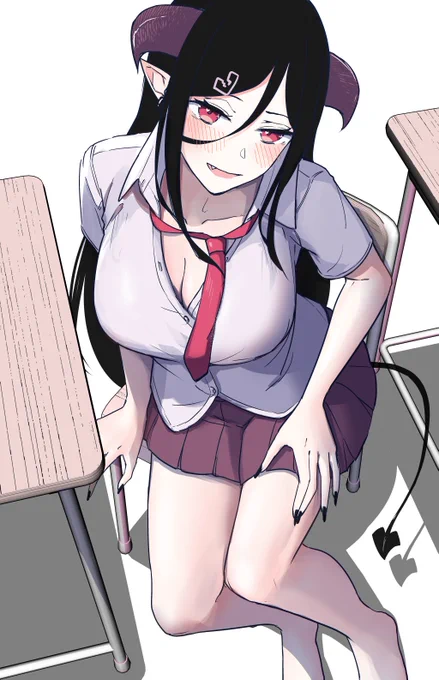 57日目 制服サキュバス
#100日チャレンジ 