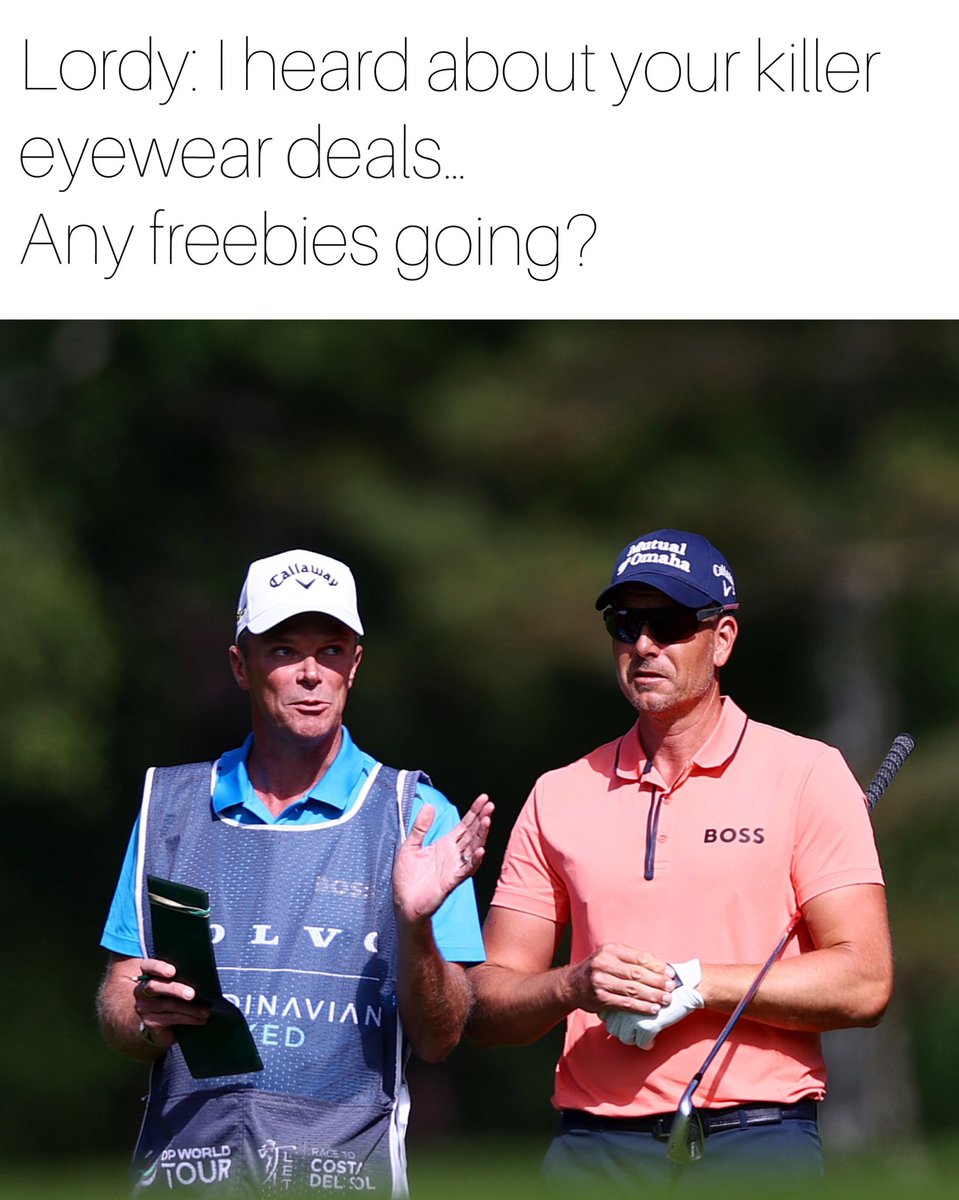 What a week at the <a href="/scandimixed/">Volvo Car Scandinavian Mixed</a> with the boss <a href="/henrikstenson/">Henrik Stenson</a> himself finishing T2 😎

Who managed to get themselves some discounted sunglasses???