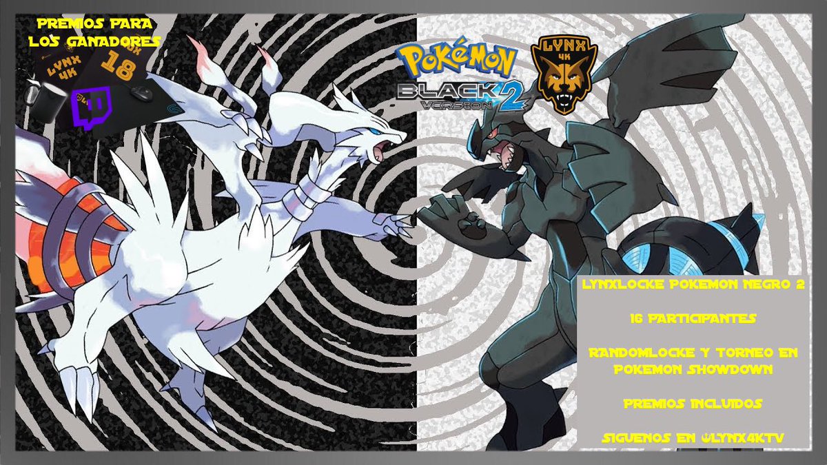 Ya está aquí…

🔥PRIMER LYNXLOCKE DE POKÉMON🔥

- 16 participantes.

- Creadores de contenido de Lynx4K y de la comunidad.

- Solo STREAMERS.

- Para participar: RT a este tuit y MD para solicitar tu hueco.